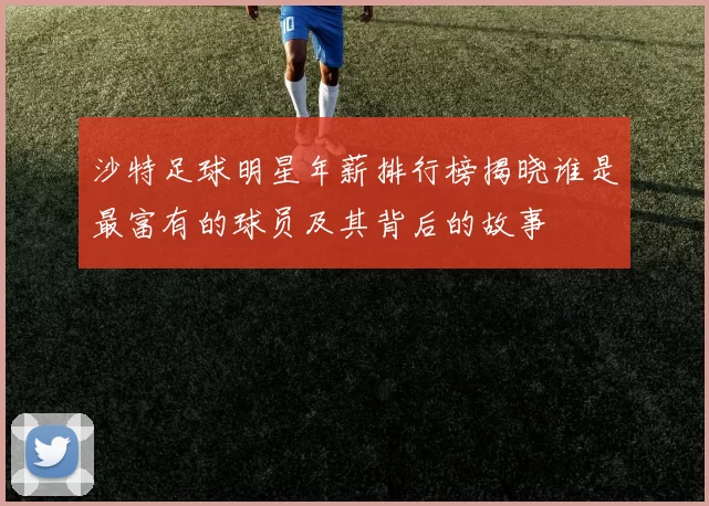 沙特足球明星年薪排行榜揭晓谁是最富有的球员及其背后的故事