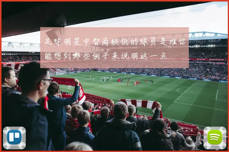 足球明星中智商较低的球员是谁你能想到哪些例子来说明这一点